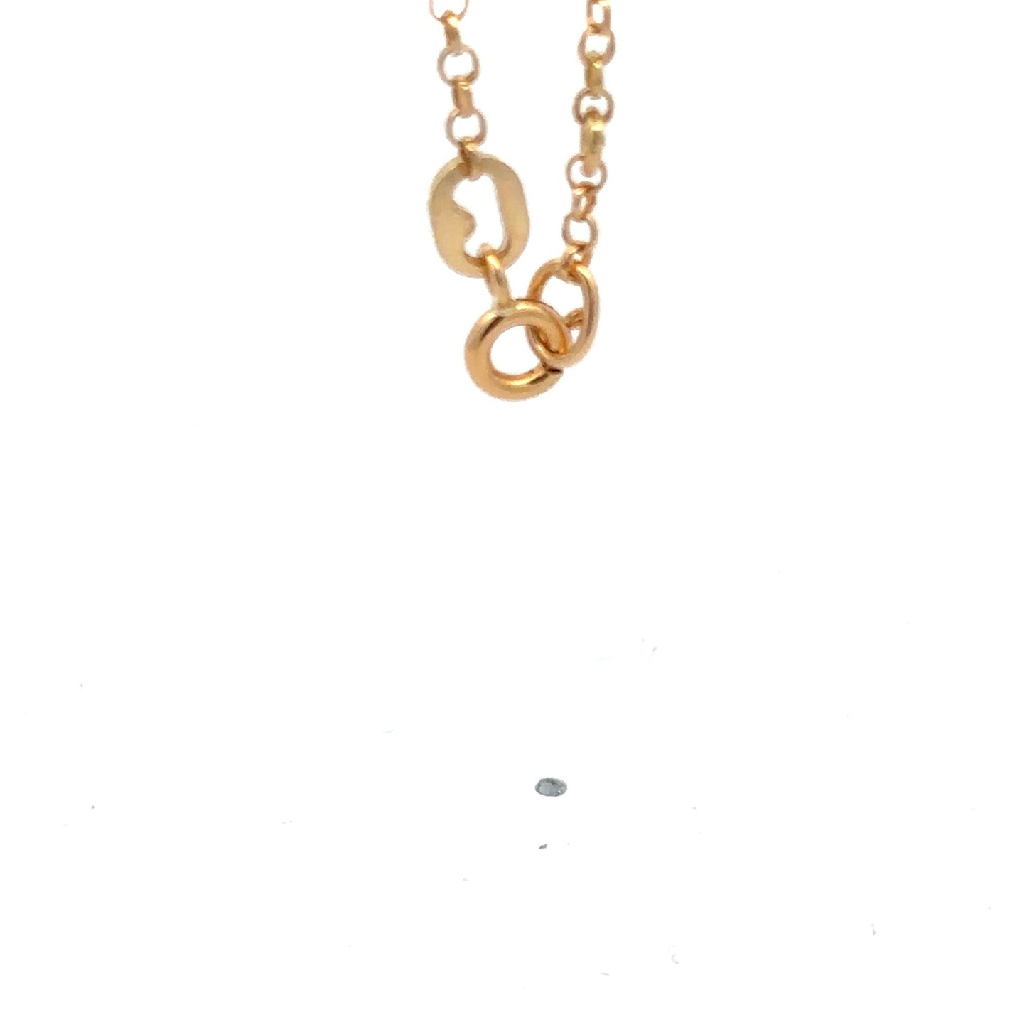 18K Gold Bracelet Dolphin Charms Size 7 inches 3.15 gms - Rafant