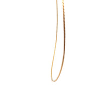 Load image into Gallery viewer, 18K Gold Necklace Chain Omega 16.75 inches
