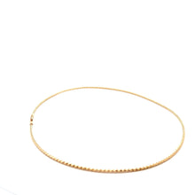 Load image into Gallery viewer, 18K Gold Necklace Chain Omega 16.75 inches
