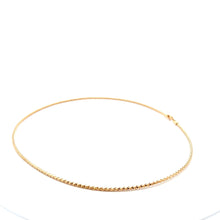 Load image into Gallery viewer, 18K Gold Necklace Chain Omega 16.75 inches
