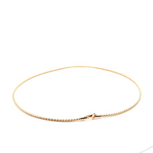 Load image into Gallery viewer, 18K Gold Necklace Chain Omega 16.75 inches
