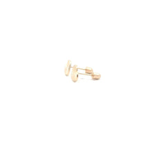 Load image into Gallery viewer, 14K Gold Stud Earrings Heart Screw Back Type Small
