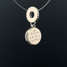 Load image into Gallery viewer, 925 Sterling Silver Pendant Stars Moon For Charm Bracelet
