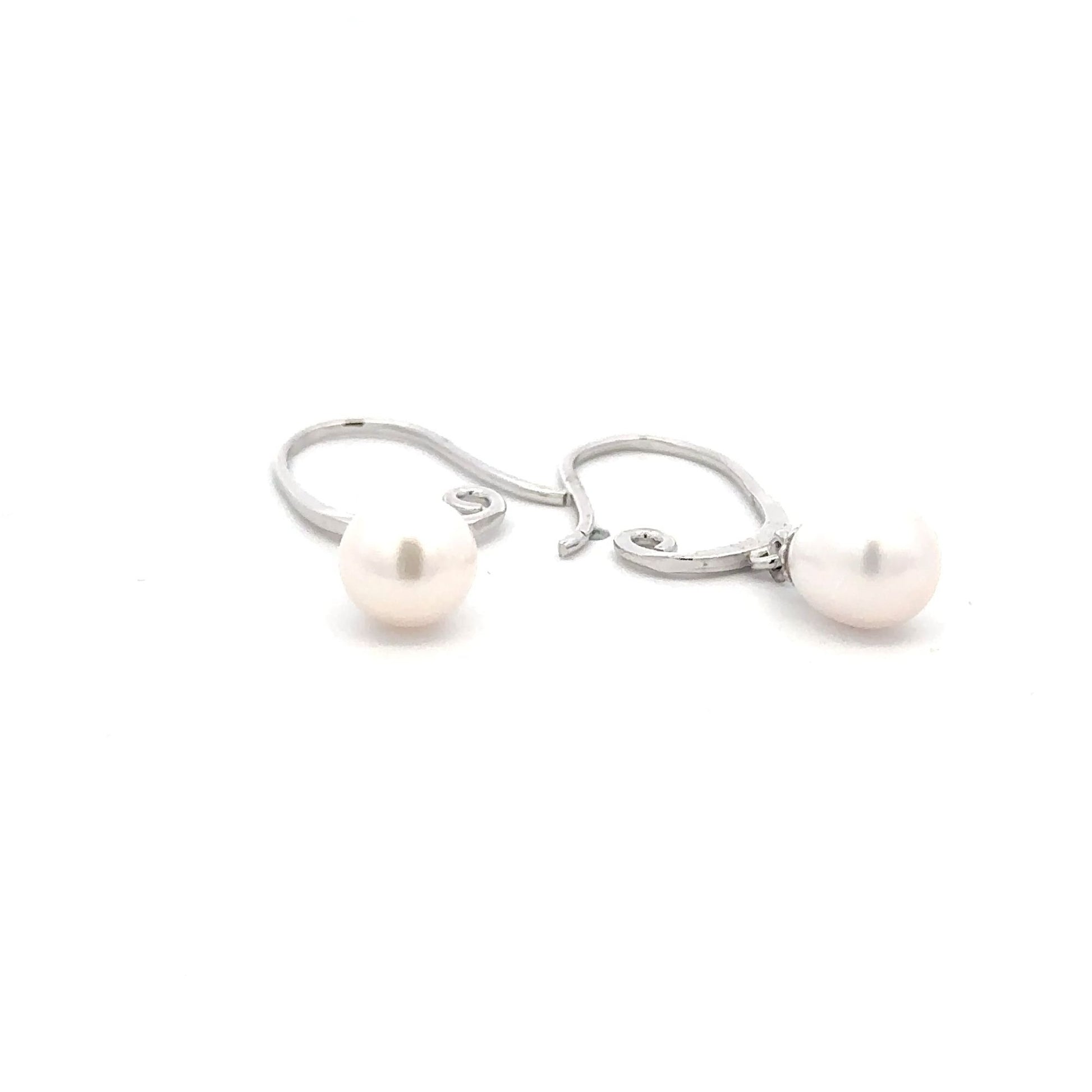 925 Sterling Silver Dangle Drop Freshwater Pearls Fine Jewelry - Rafant
