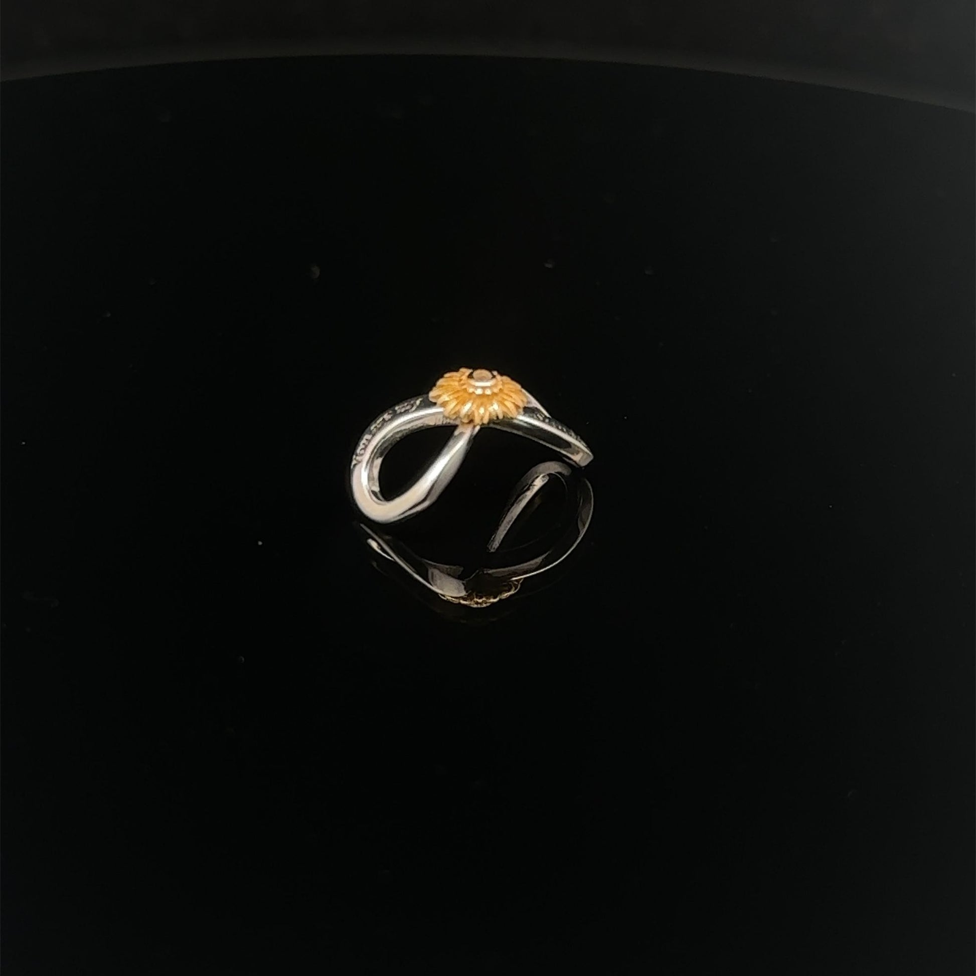 925 Sterling Silver Charm Bead Sunshine Flower - Rafant