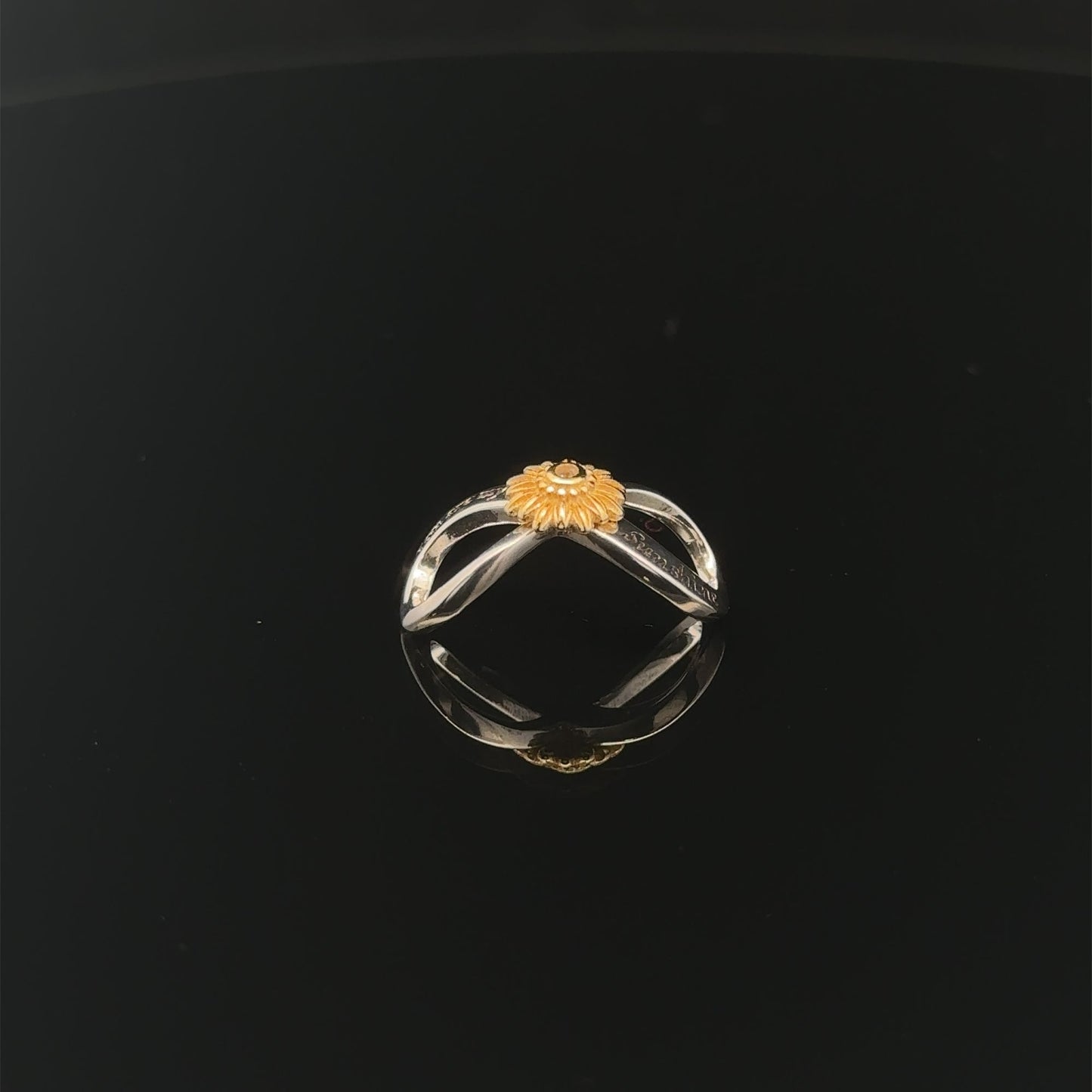 925 Sterling Silver Charm Bead Sunshine Flower - Rafant