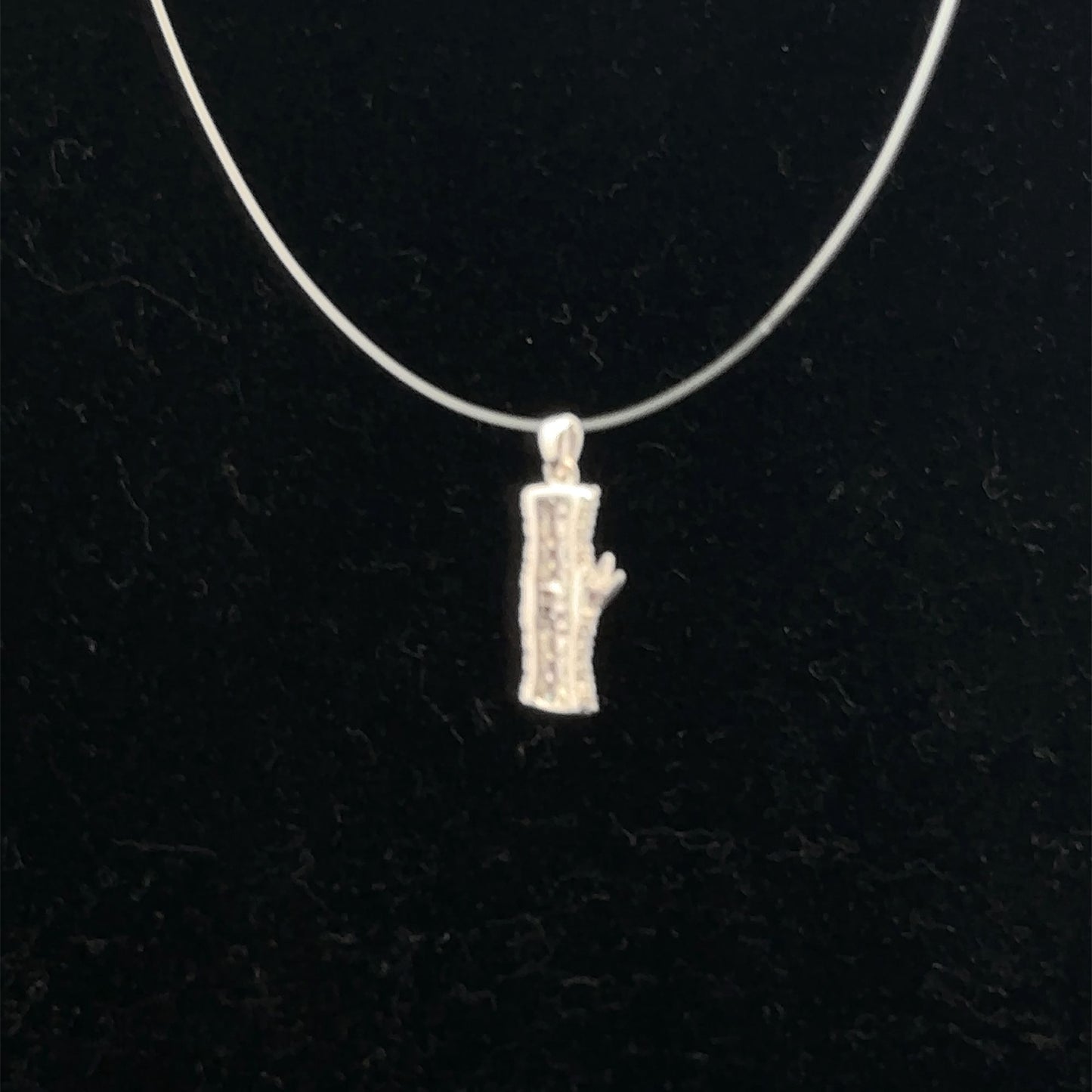 925 Sterling Silver Pendant Charm Lucky Bamboo - Rafant