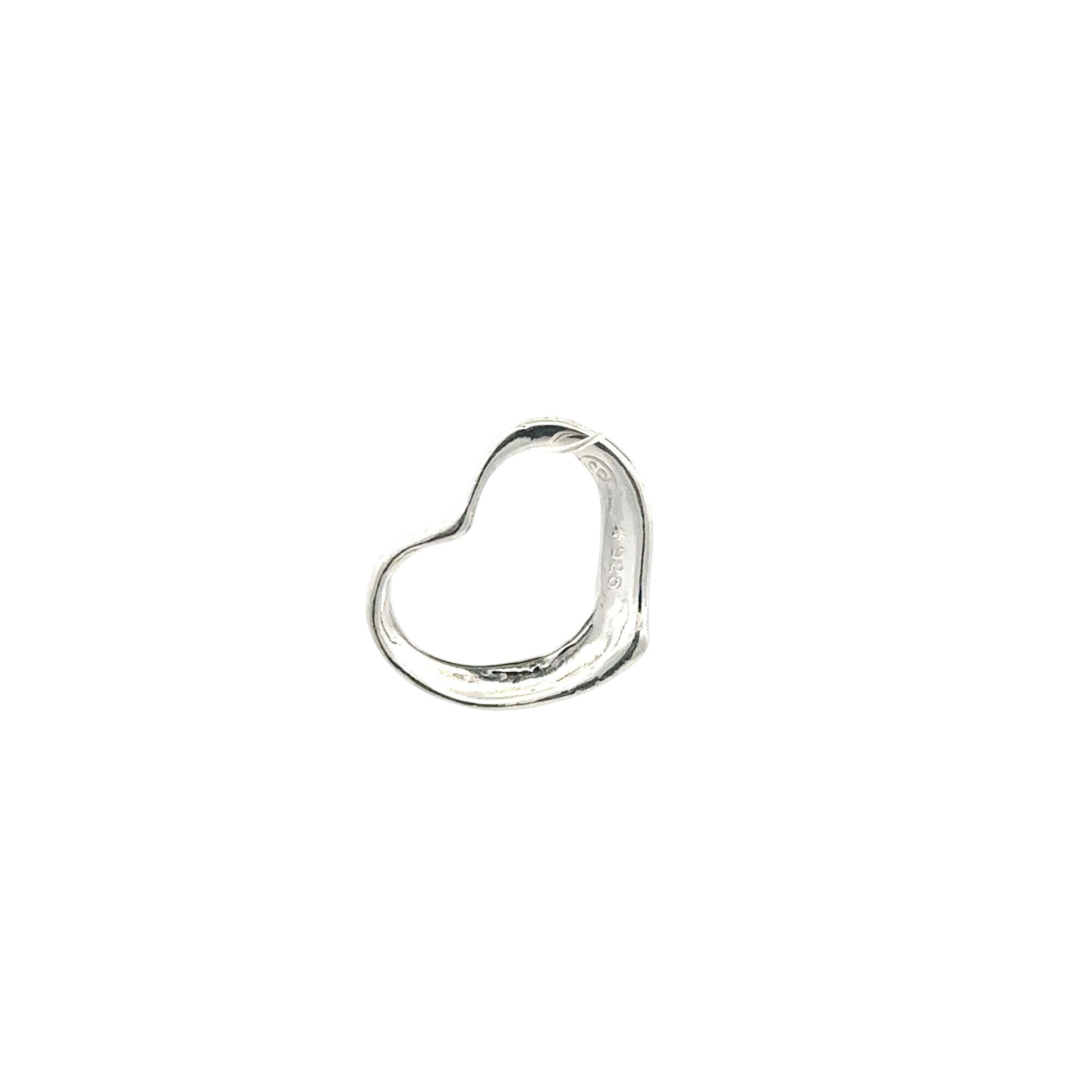 925 Sterling Silver Pendant Heart - Rafant
