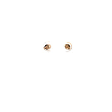 Load image into Gallery viewer, 18K Gold Earrings Stud Balls Frosted Small
