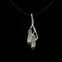 Load image into Gallery viewer, 925 Sterling Silver Pendant Charm Ballerina Slipper
