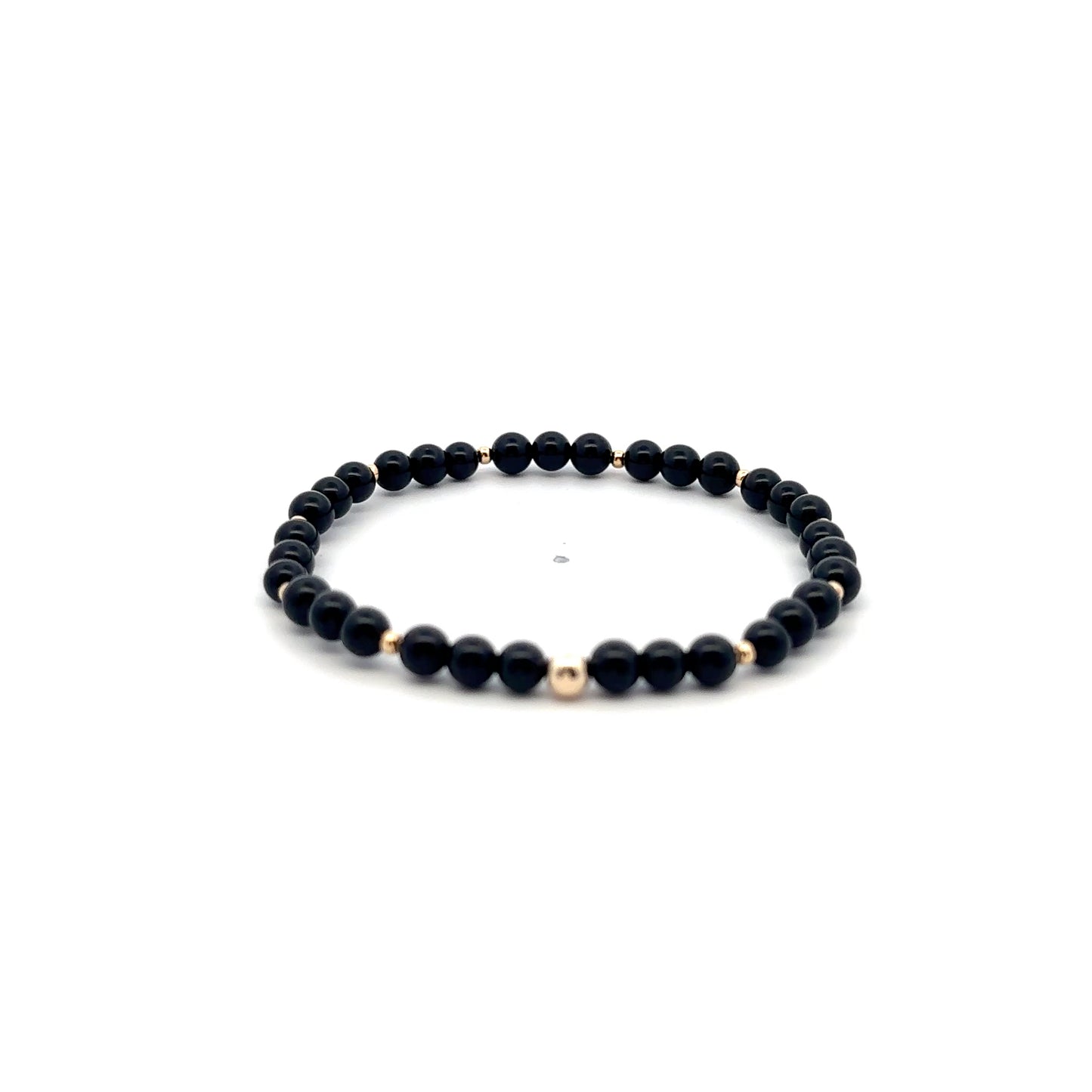 Natural Gemstones Mini 3-4mm 18K Yellow Gold Charm Bead Birthstone - Rafant