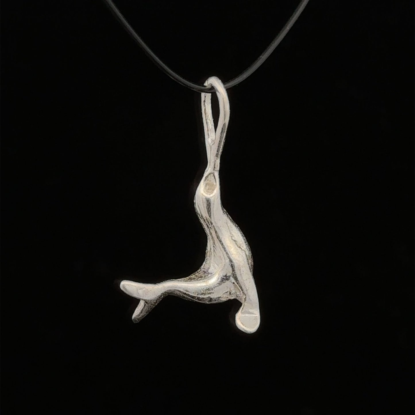 925 Sterling Silver Pendant Charm Seal - Rafant