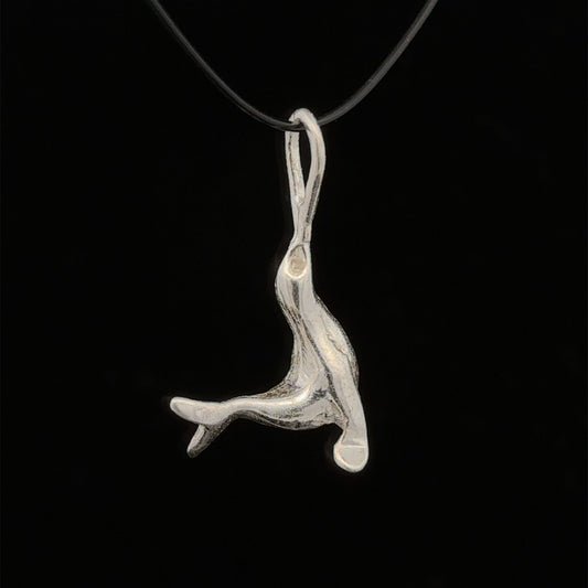 925 Sterling Silver Pendant Charm Seal - Rafant