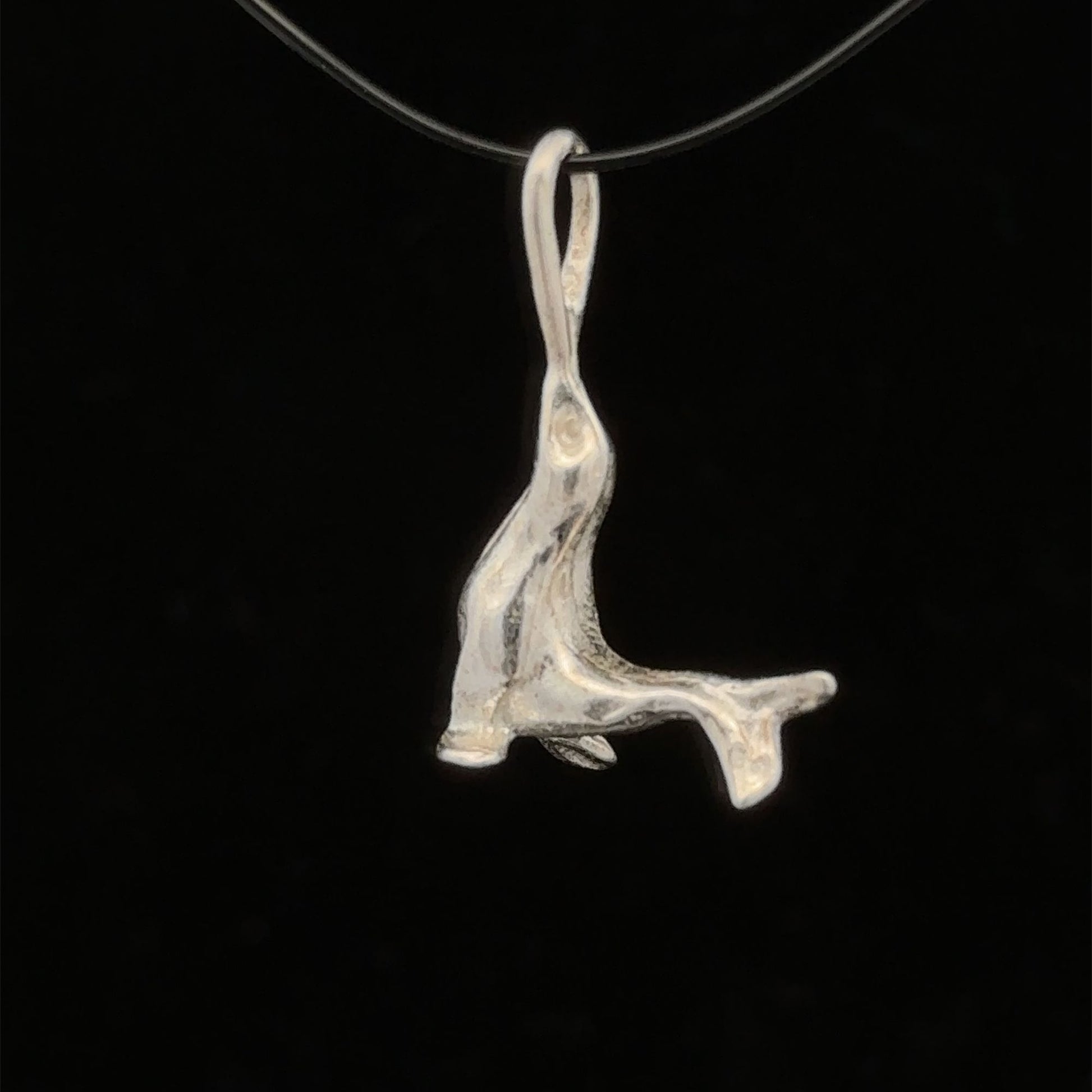 925 Sterling Silver Pendant Charm Seal - Rafant