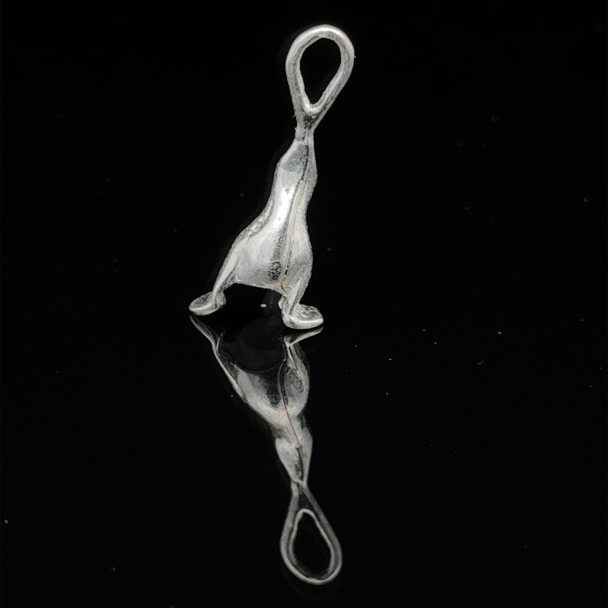 925 Sterling Silver Pendant Charm Seal - Rafant