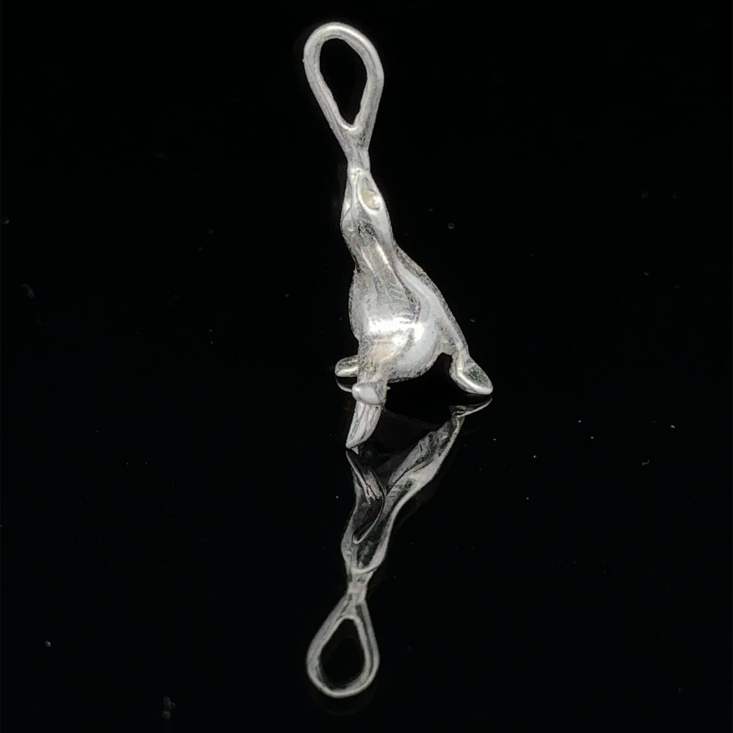 925 Sterling Silver Pendant Charm Seal - Rafant