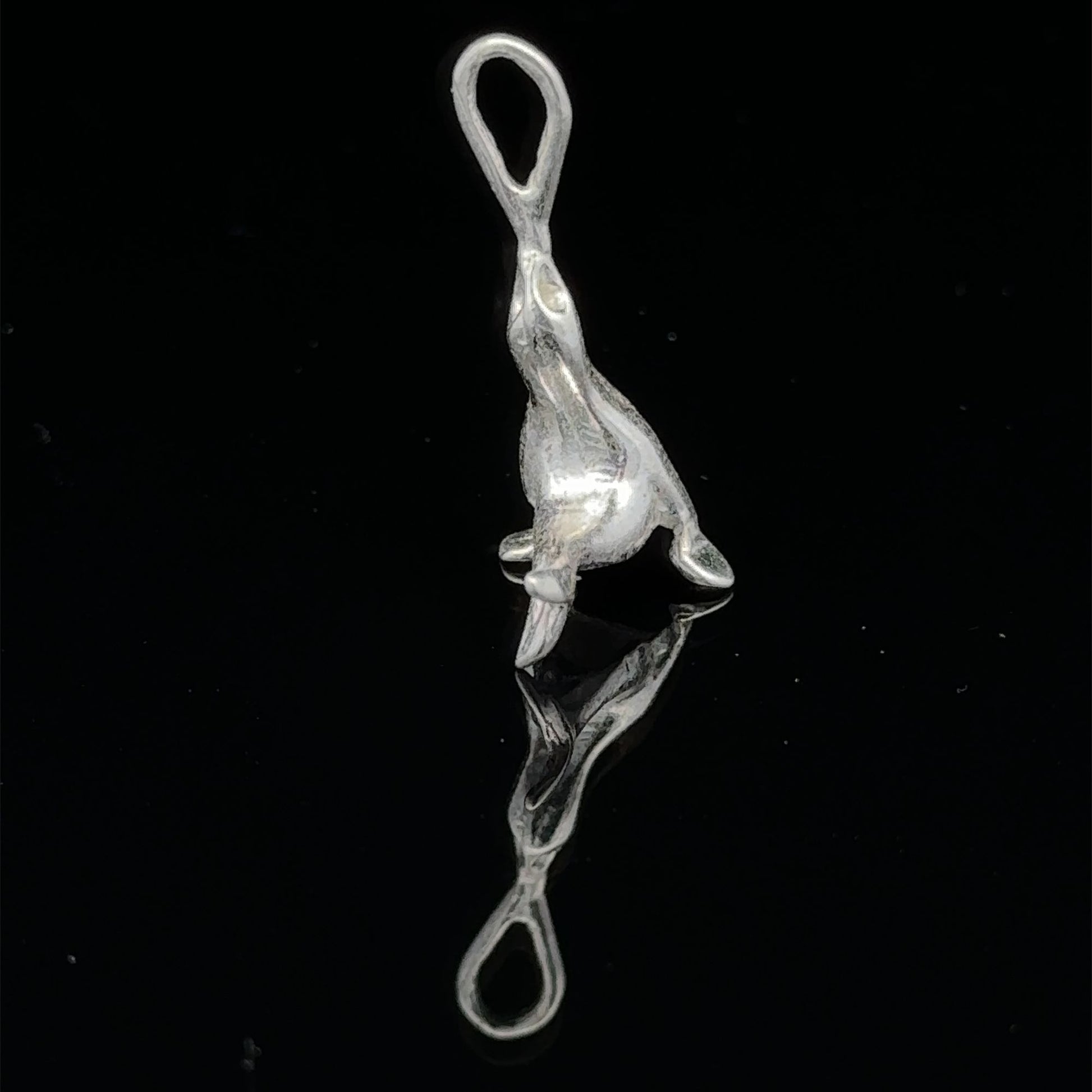 925 Sterling Silver Pendant Charm Seal - Rafant