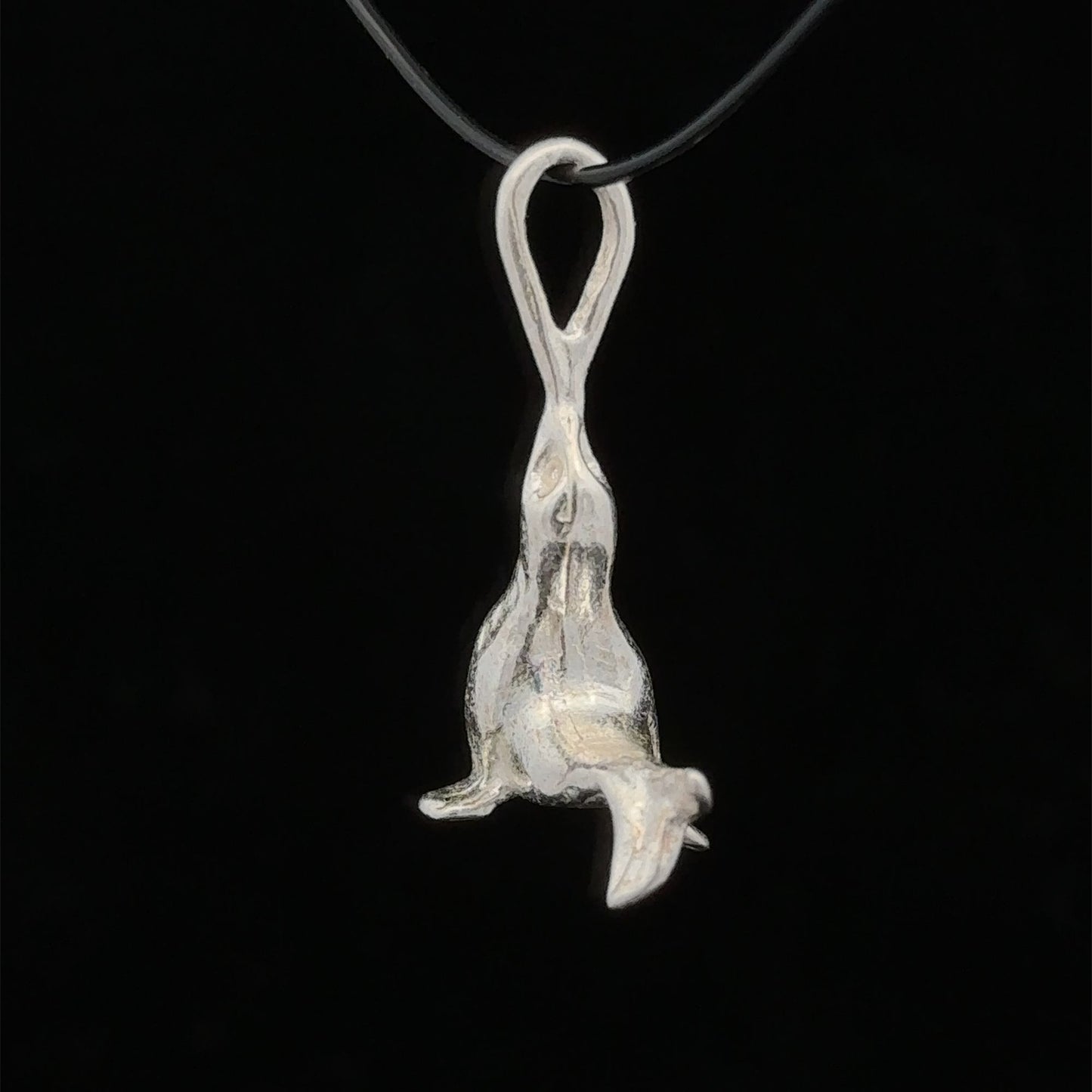 925 Sterling Silver Pendant Charm Seal - Rafant