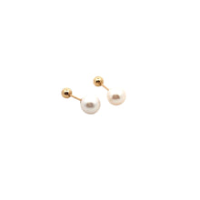 Load image into Gallery viewer, 18K Gold Earrings Freshwater Pearls Multiway - Rafant
