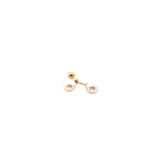Load image into Gallery viewer, 18K Gold Earrings Freshwater Pearls Multiway - Rafant
