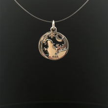 Load image into Gallery viewer, 925 Sterling Silver Pendant Snowman Snowflakes Holiday Christmas Charm
