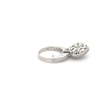 Load image into Gallery viewer, 925 Sterling Silver Ring  Heart Cubic Zirconia Size 5 - Rafant

