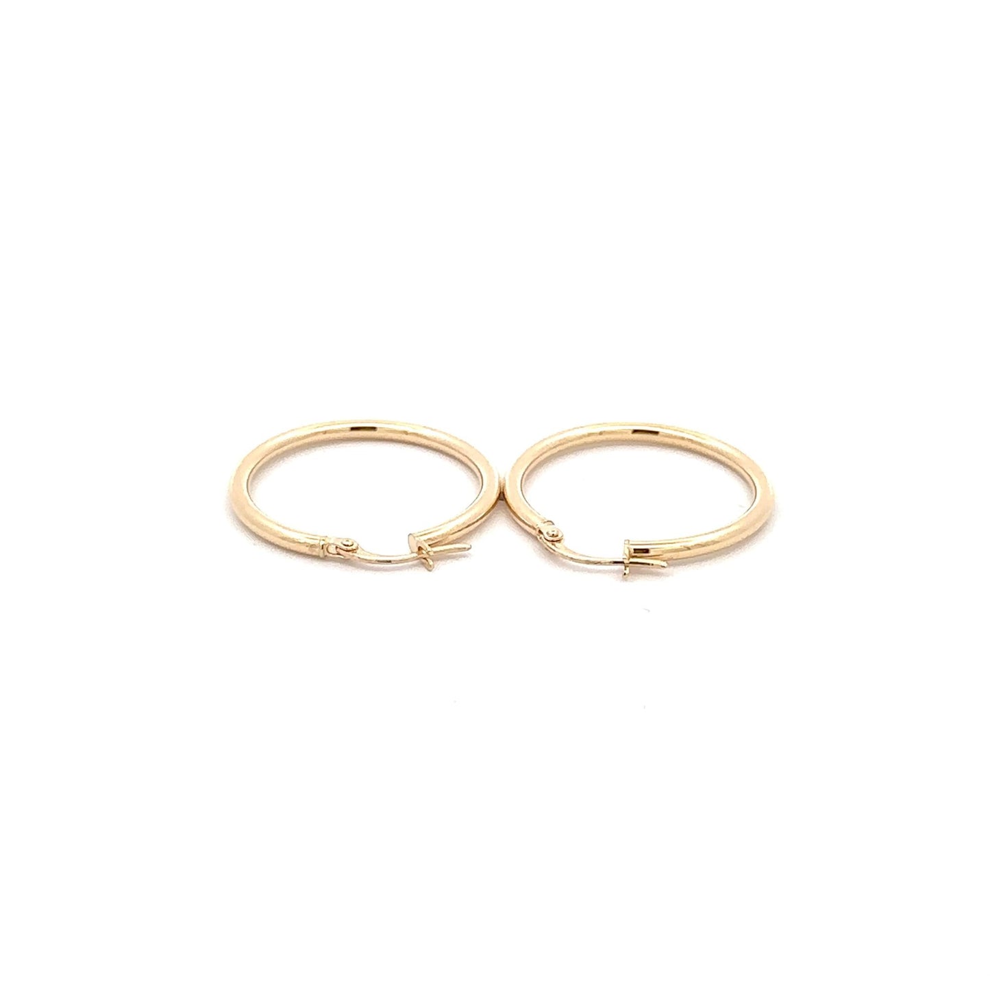 18K Gold Earrings Hoops Loops - Rafant