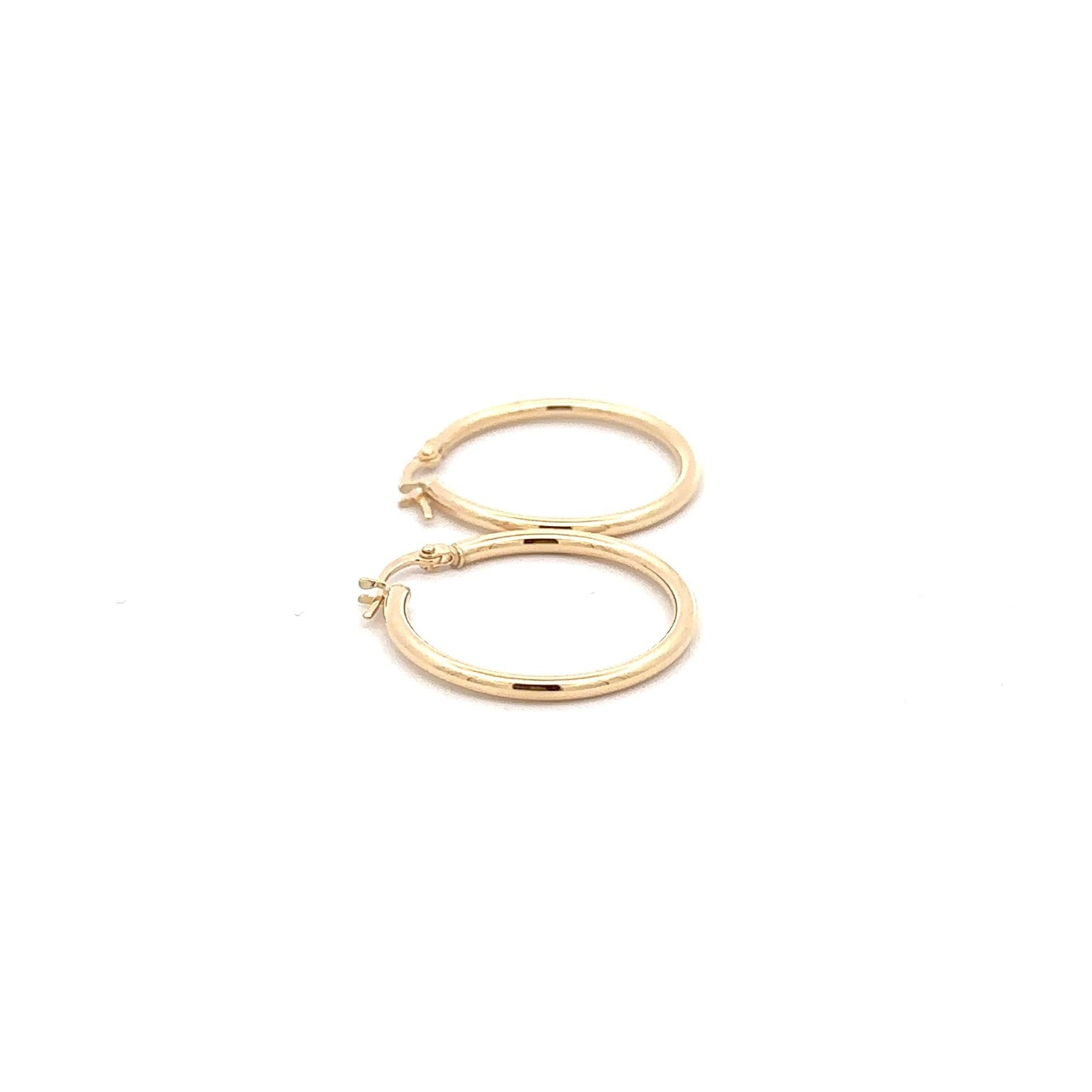18K Gold Earrings Hoops Loops - Rafant