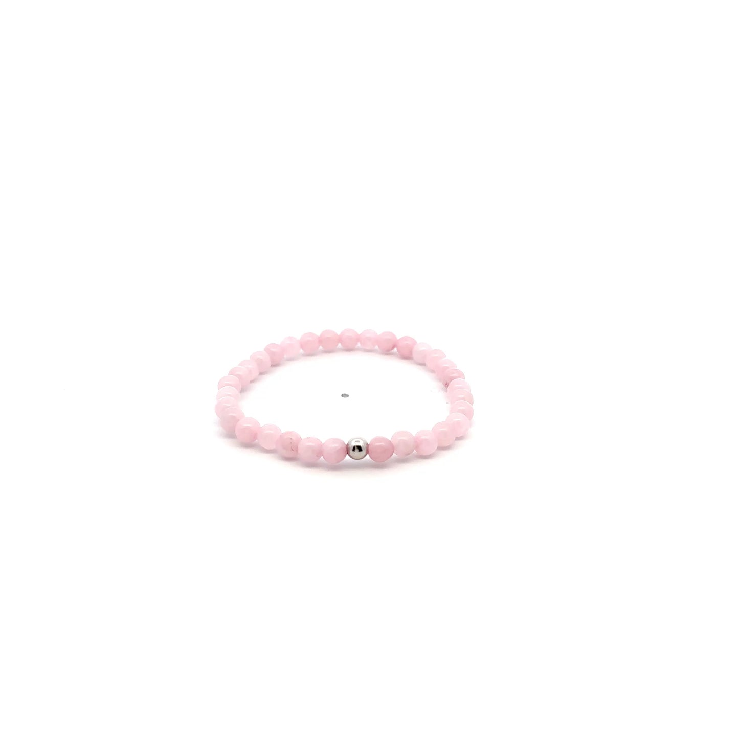 Natural Rose Quartz Gemstones Mini 4mm 18k Charm Bead - Rafant