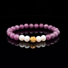 Load image into Gallery viewer, 18K Gold Money Coin Ball Gemstones Birthstones Pearl Aquamarine Amethyst Emerald Pearl 5-6mm
