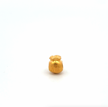 Load image into Gallery viewer, 24K 999.9 Pure Gold Charm Money Bag Bead Spacer DIY Small 0.16g
