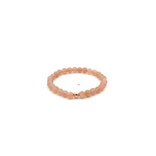 Load image into Gallery viewer, Natural Sunstone Gemstones Mini 4mm 18K Charm Bead - Rafant
