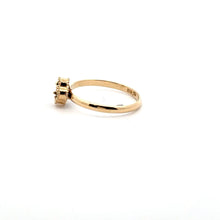 Load image into Gallery viewer, 18K Gold Ring Flower Malachite Size 6.5 - Rafant
