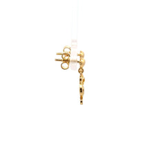 Load image into Gallery viewer, 18K Japan Gold Music Note Drop Dangling Earrings - Rafant
