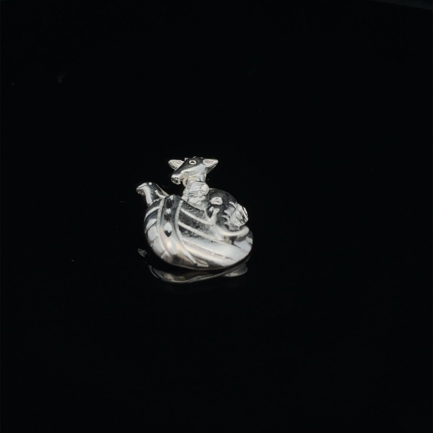 925 Sterling Silver Pendant Charm Ark - Rafant