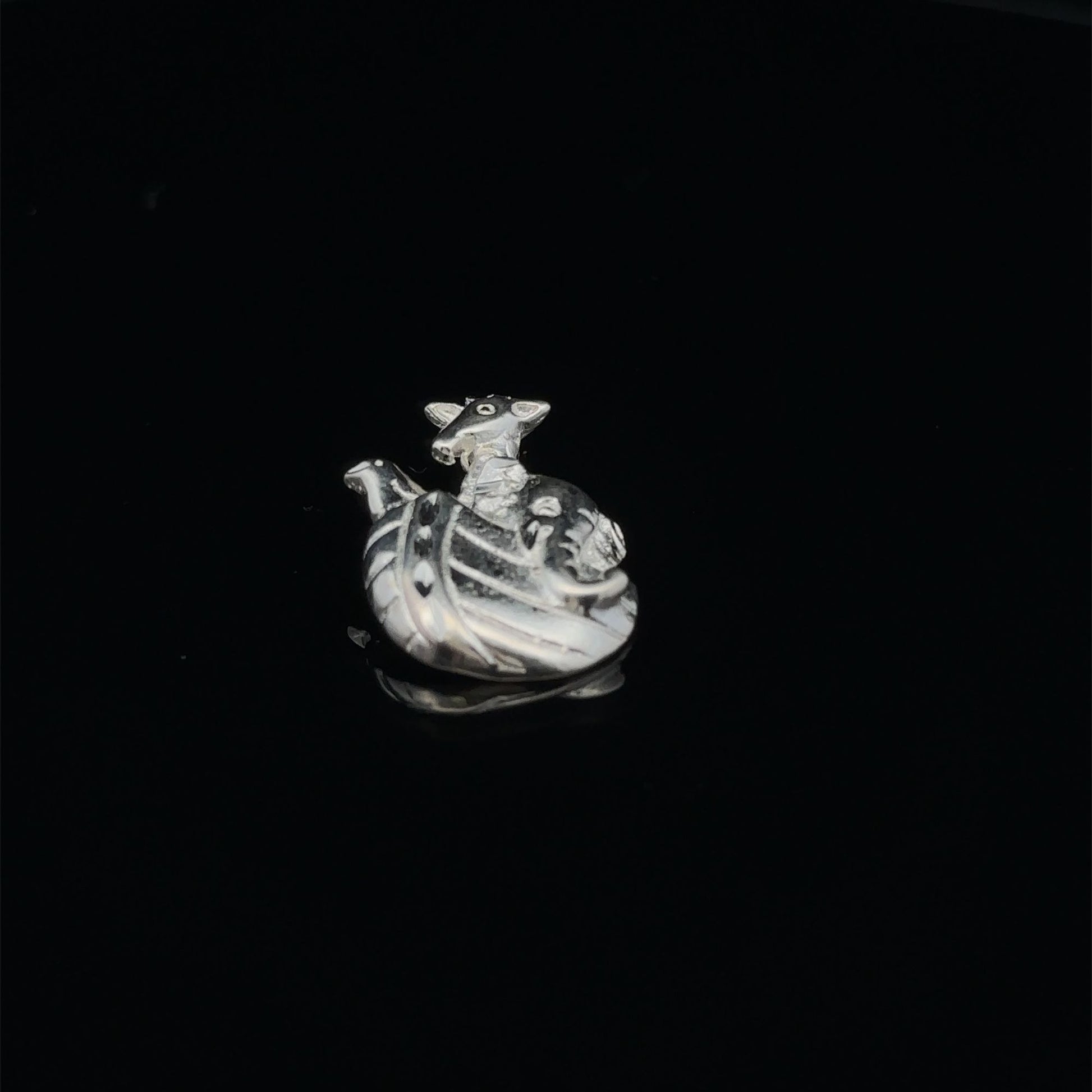 925 Sterling Silver Pendant Charm Ark - Rafant