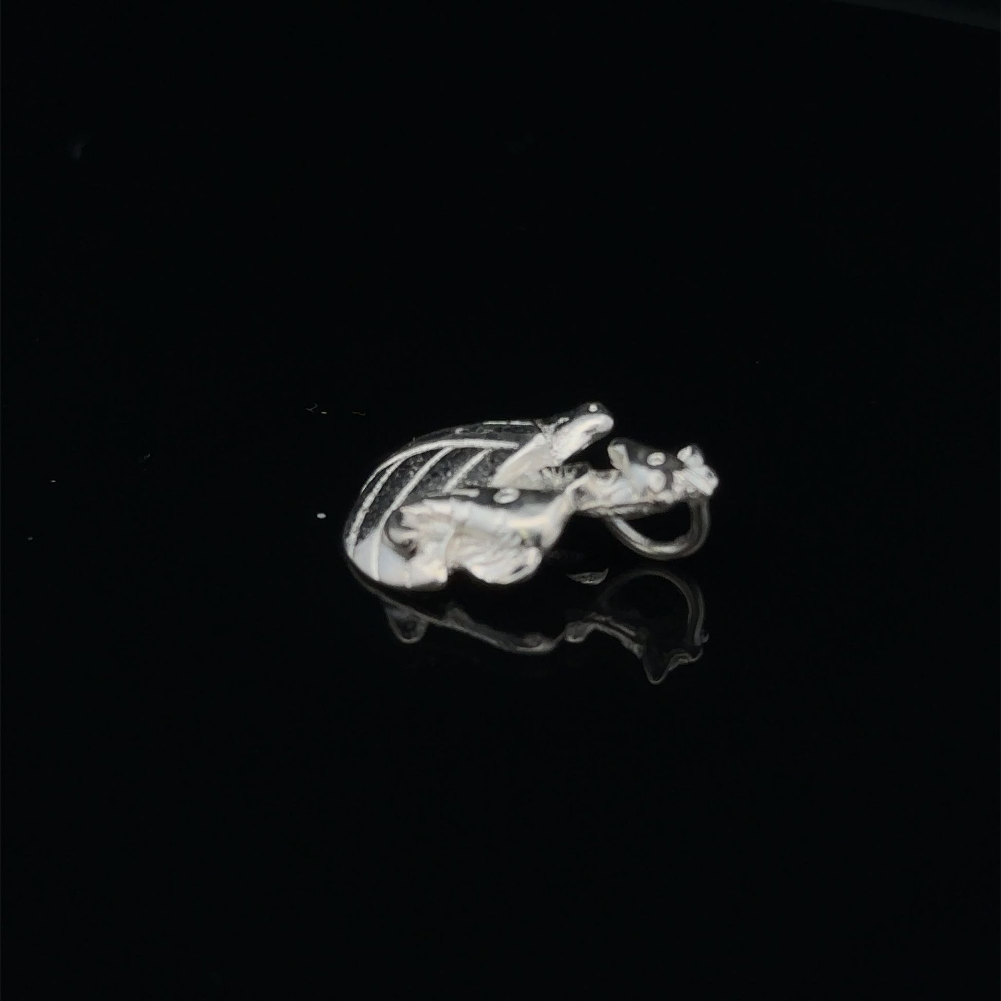 925 Sterling Silver Pendant Charm Ark - Rafant