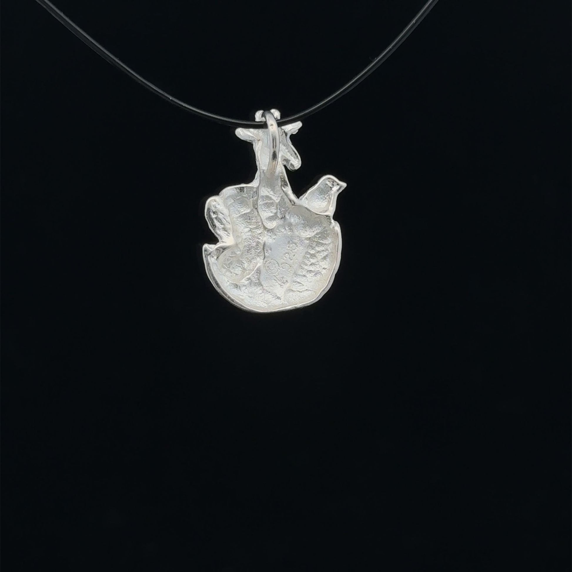 925 Sterling Silver Pendant Charm Ark - Rafant