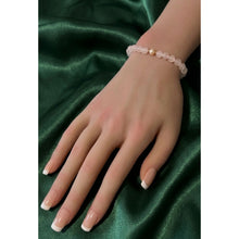 Load image into Gallery viewer, 14K Solid Gold Tiny Beads Freshwater Pearl Stretch Gemstone Birthstone Bracelet
