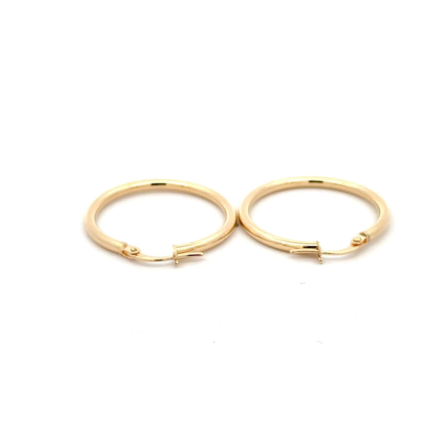 18K Gold Earrings Hoops Loops - Rafant