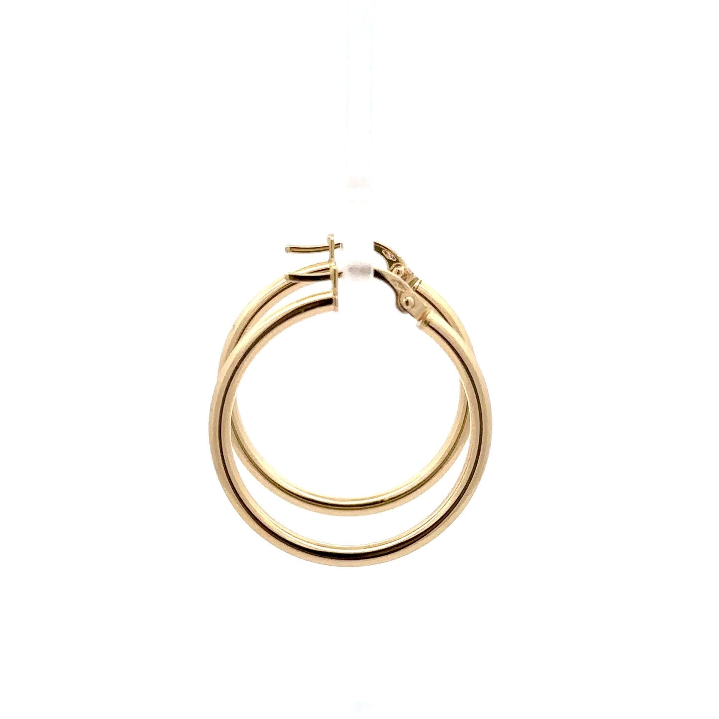 18K Gold Earrings Hoops Loops - Rafant