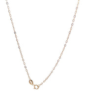 Load image into Gallery viewer, 18K Gold Necklace Chain 17.75 inches Pendant Ball Frosted
