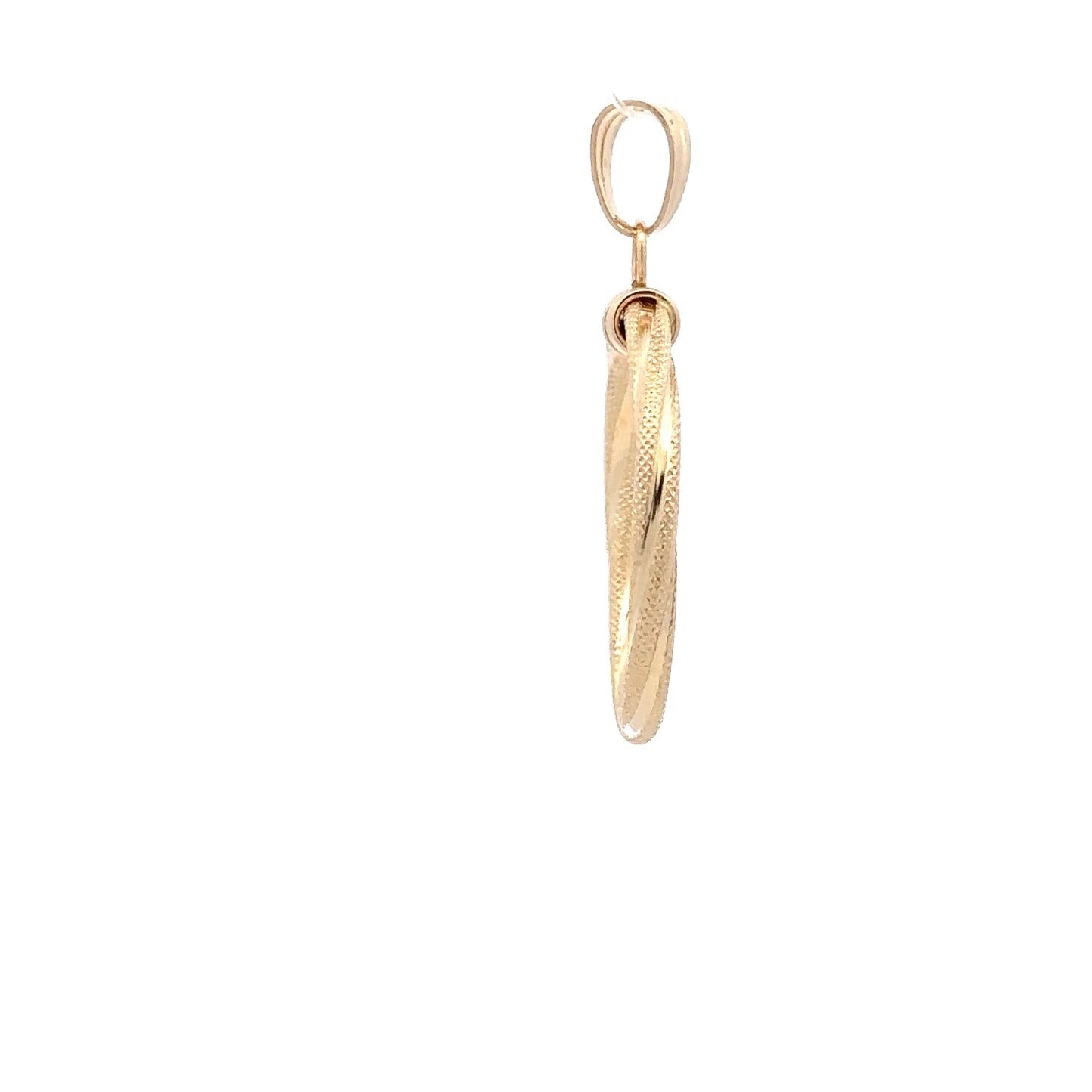 18K Gold Pendant Spiral 1.42 grams - Rafant