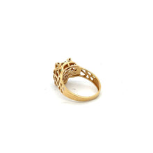 Load image into Gallery viewer, 18K Gold Ring Panther Animal Size 5.5

