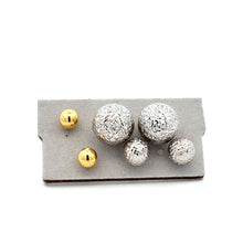 Load image into Gallery viewer, 18k Gold Earrings Small Medium Large Balls
