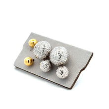 Load image into Gallery viewer, 18k Gold Earrings Small Medium Large Balls
