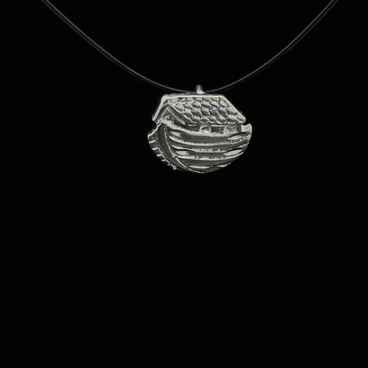 925 Sterling Silver Pendant Charm Ark - Rafant