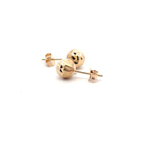 Load image into Gallery viewer, 18K Gold Earrings Stud Ball 1.67 grams - Rafant
