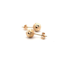 Load image into Gallery viewer, 18K Gold Earrings Stud Ball 1.67 grams - Rafant
