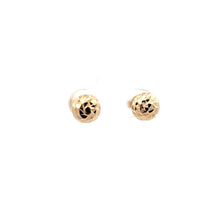 Load image into Gallery viewer, 18K Gold Earrings Stud Ball 1.67 grams - Rafant
